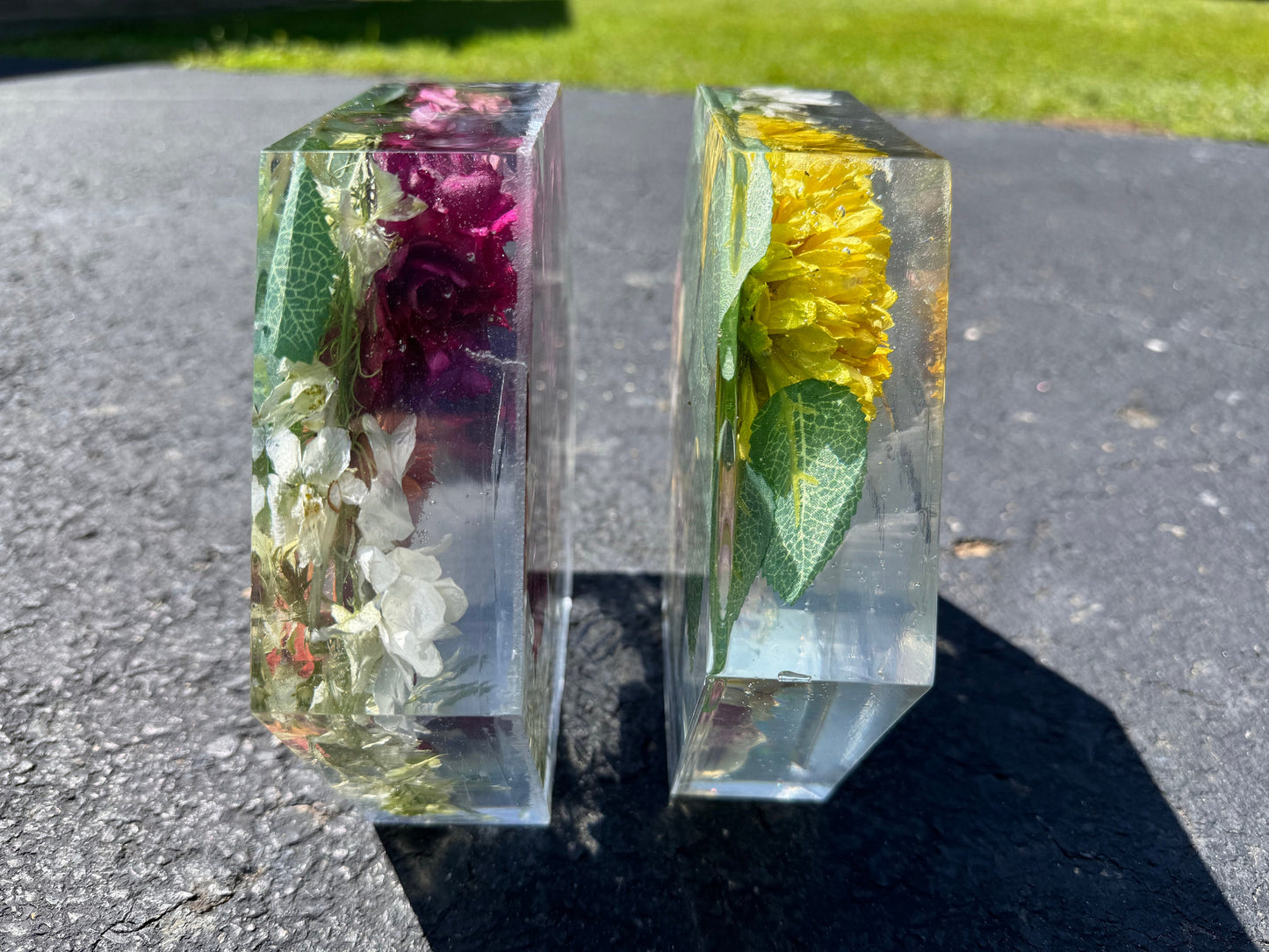 Epoxy Resin Flower Preservation for Memorial Wedding Flower Bouquet