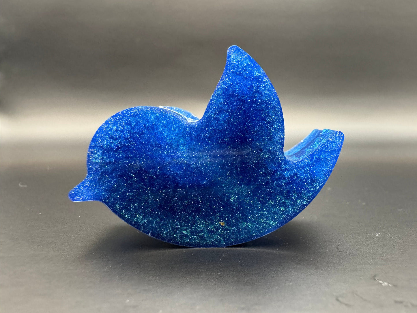 Blue Green Chameleon Flakes Bird Straw Topper Chameleon Flake Epoxy Resin