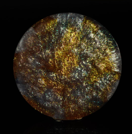 Coaster Epoxy Resin Swirled Marble Copper Grey Gold Green Glitter Multi-chrome Singular